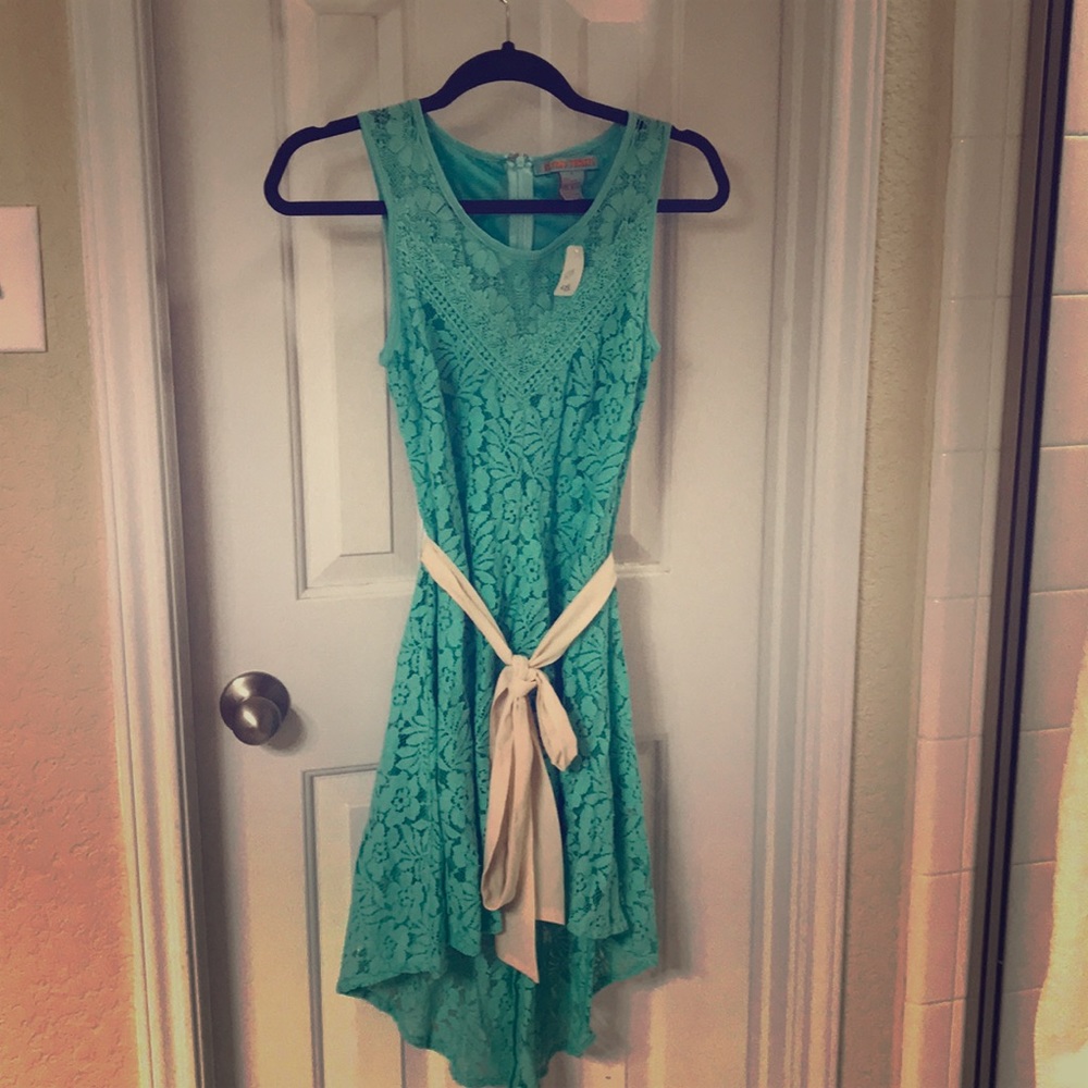 NWT Seafoam Lace Highlow Flying Tomato Dress